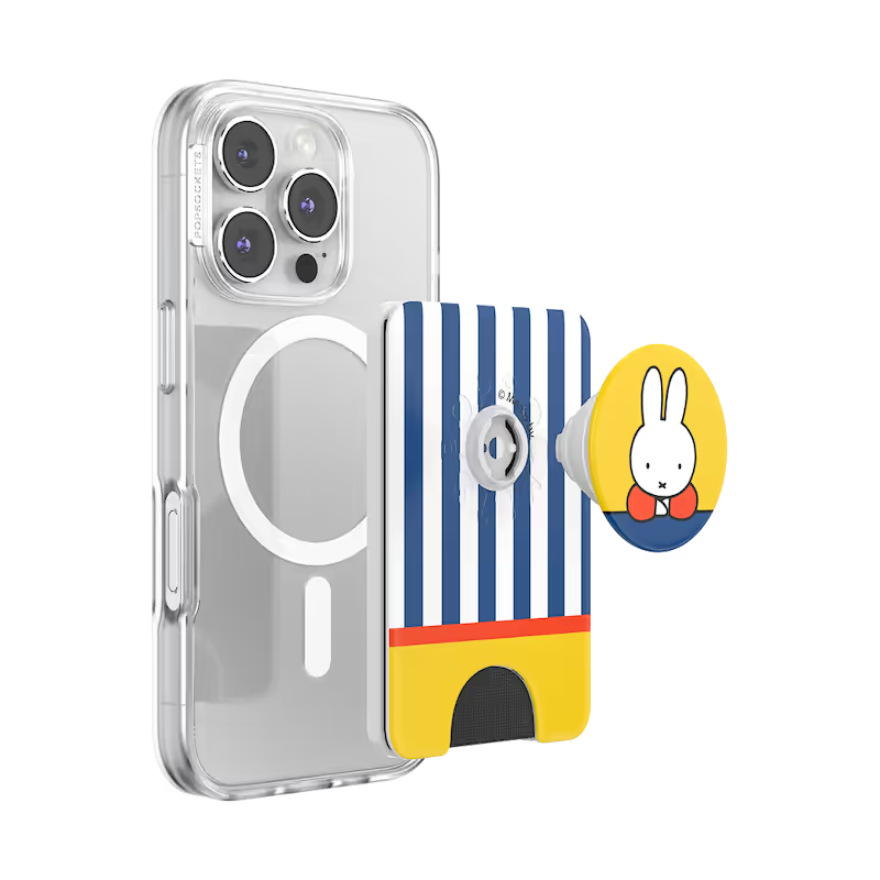 PopSockets Relax Miffy - MagSafe PopWallet+