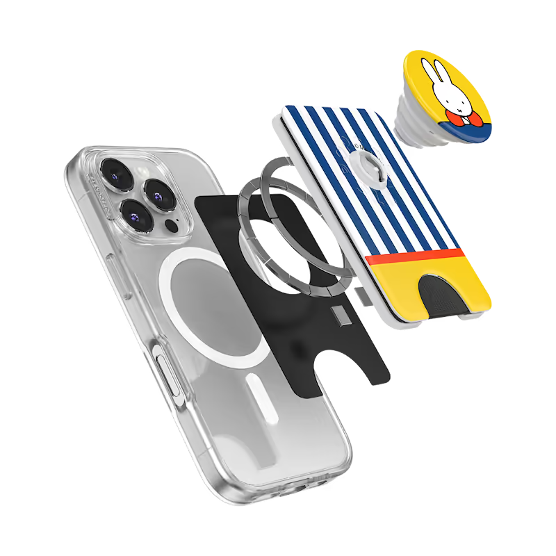 PopSockets Relax Miffy - MagSafe PopWallet+