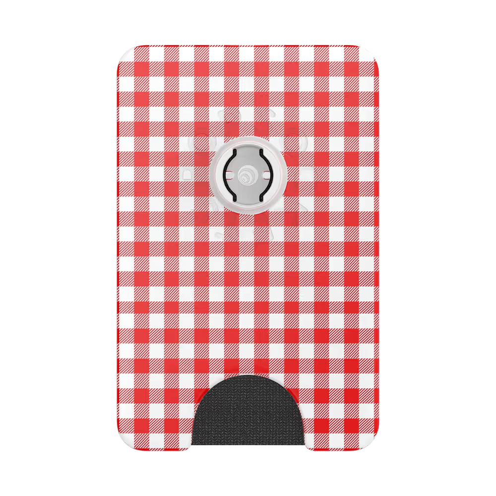 PopSockets Red Gingham - MagSafe PopWallet+