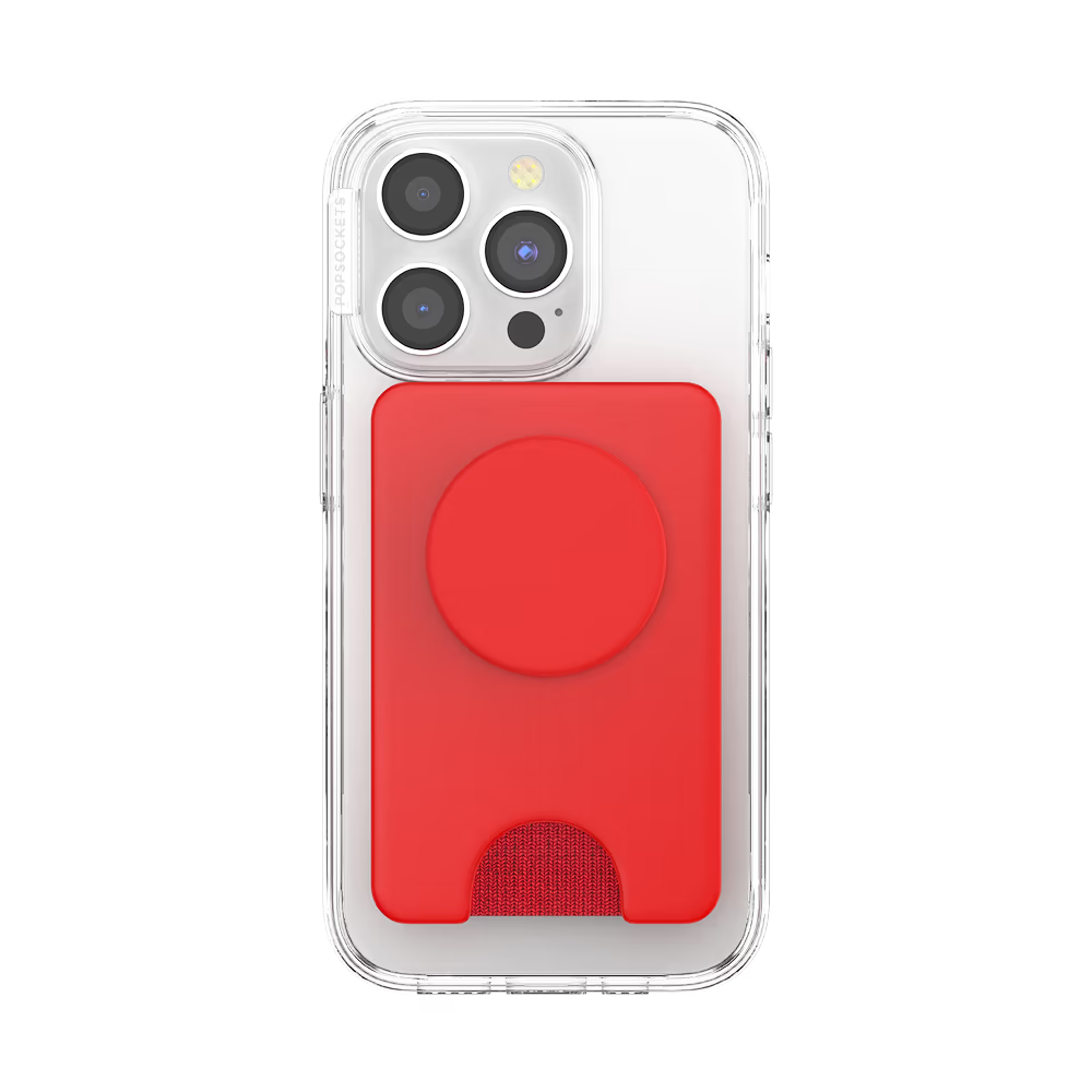 PopSockets Red Gingham - MagSafe PopWallet+