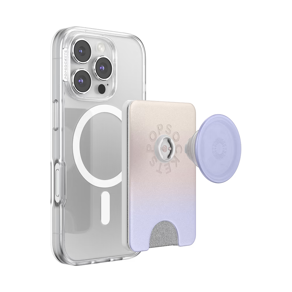 PopSockets Metallic Morning Haze - MagSafe PopWallet+