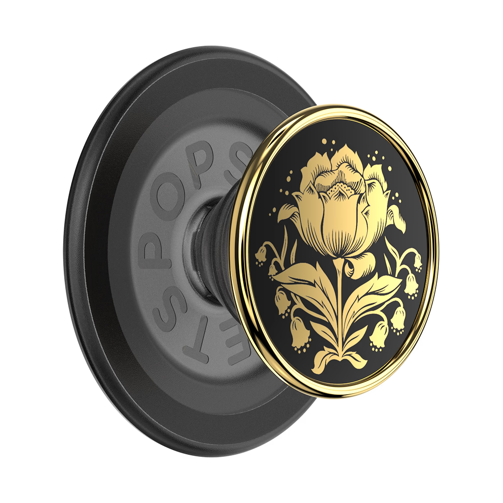 PopSockets Enamel Floral Relief - MagSafe PopGrip 3