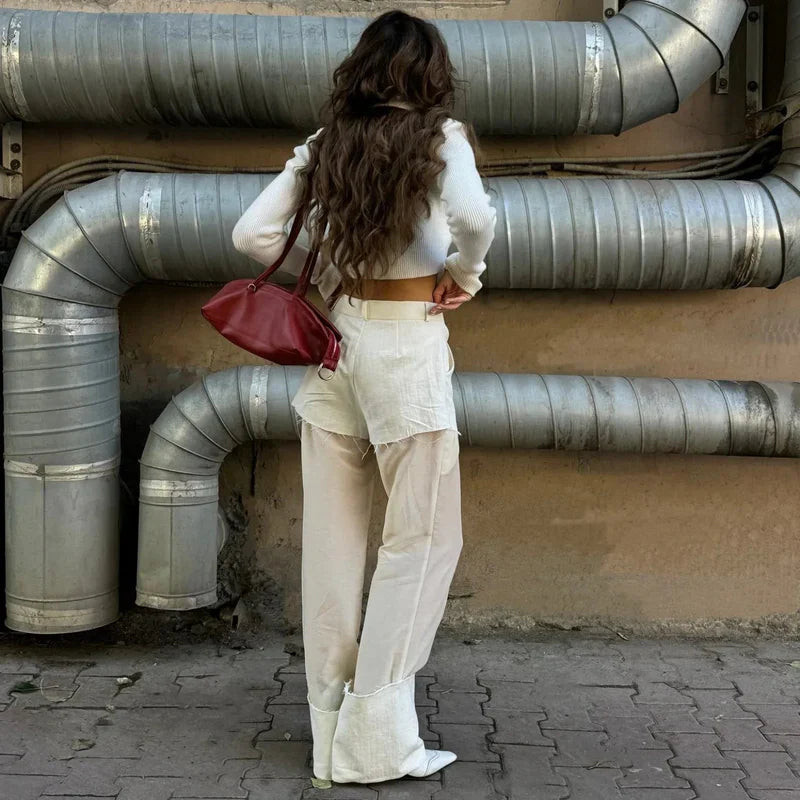 Mermaid Way Marbella High Waist Mesh Pants