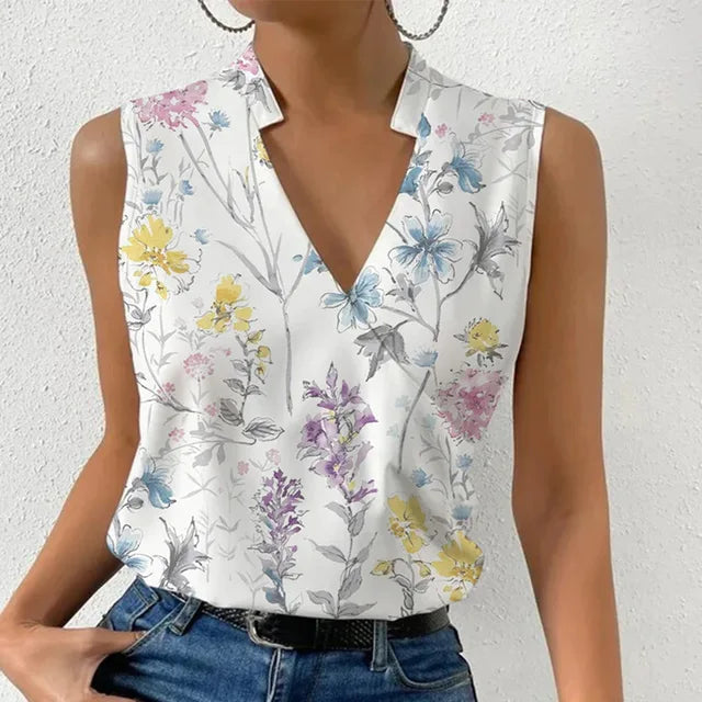 Nabalu Calithea | Women’s Sleeveless Wrap Style Blouse