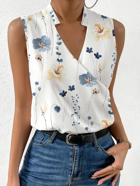 Nabalu Calithea | Women’s Sleeveless Wrap Style Blouse