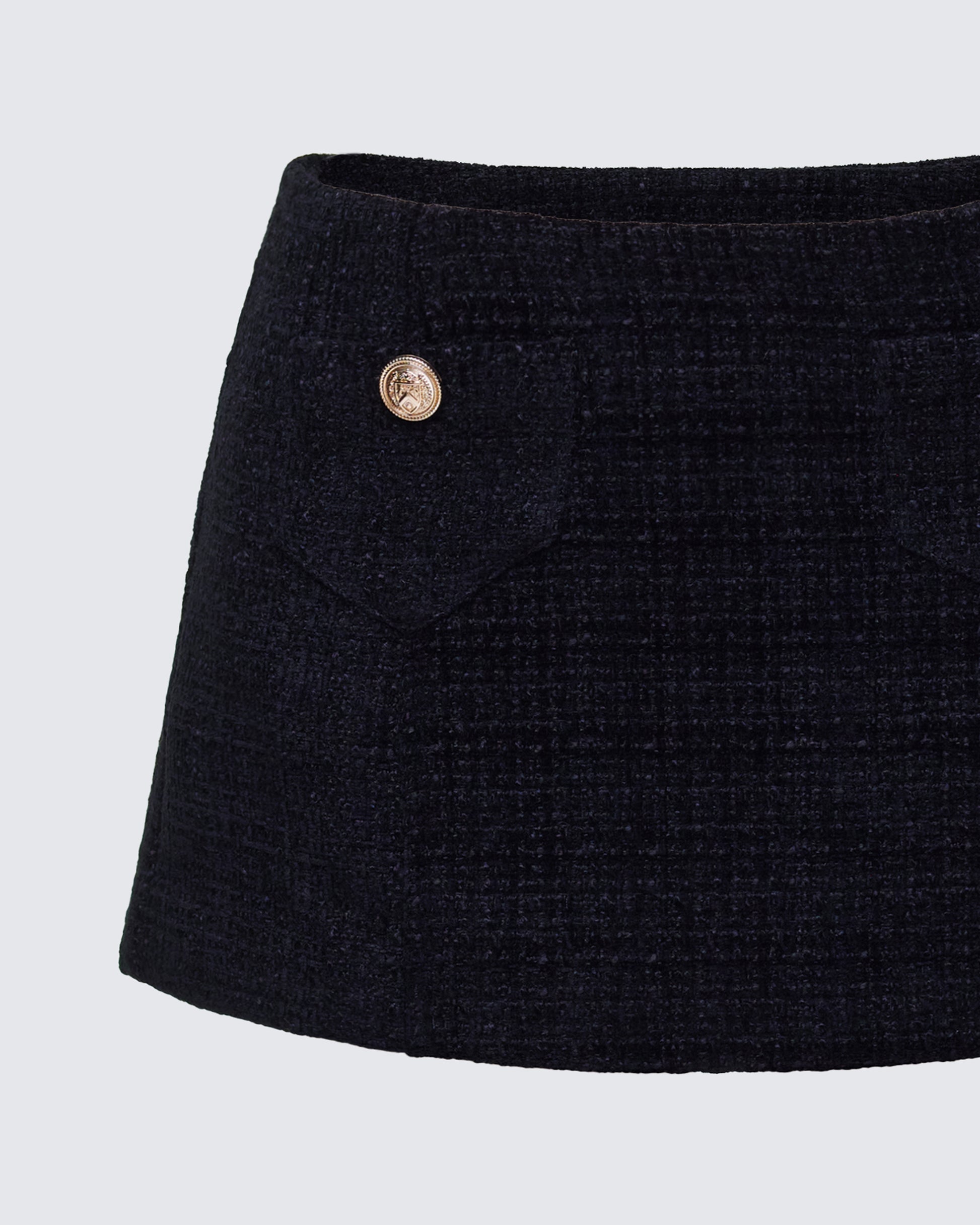 Finesse Nomi Tweed Mini Skirt
