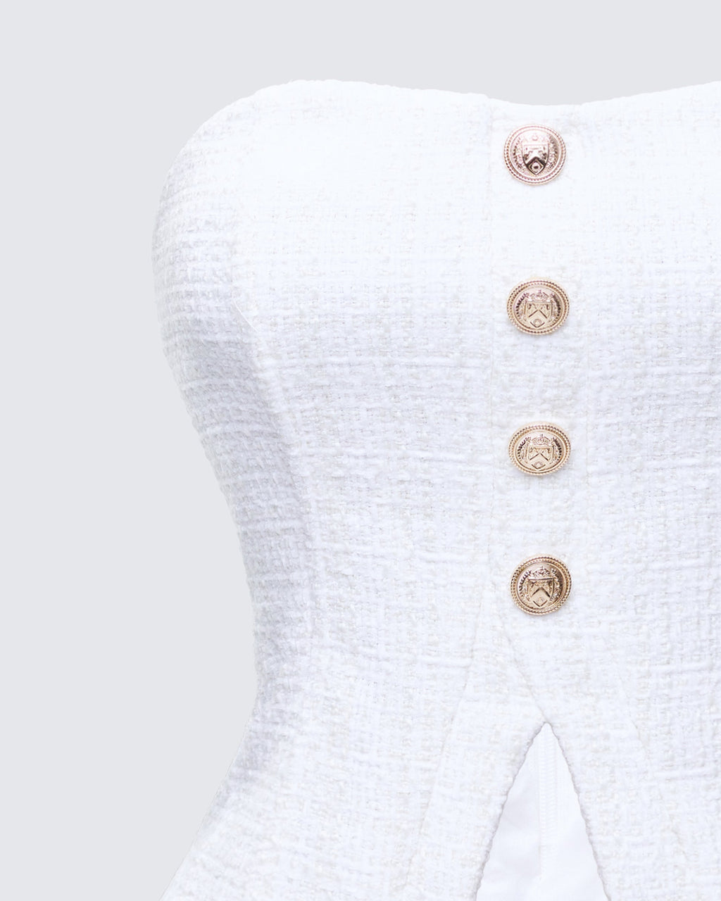 Finesse Nomi Tweed Bandeau Top
