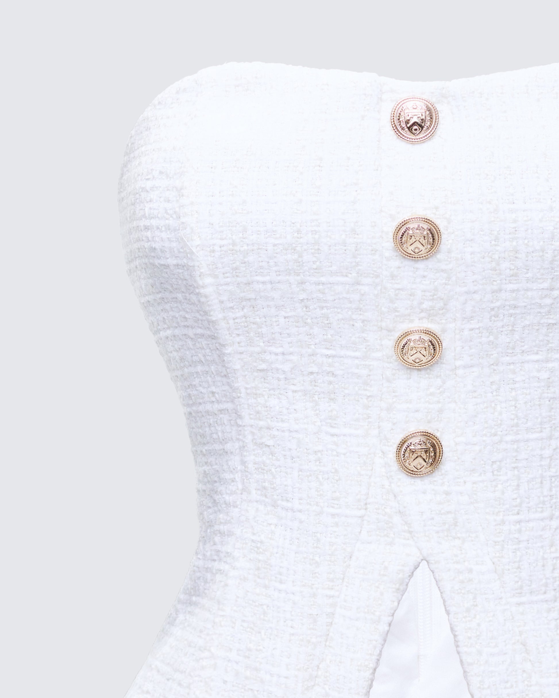 Finesse Nomi Tweed Bandeau Top