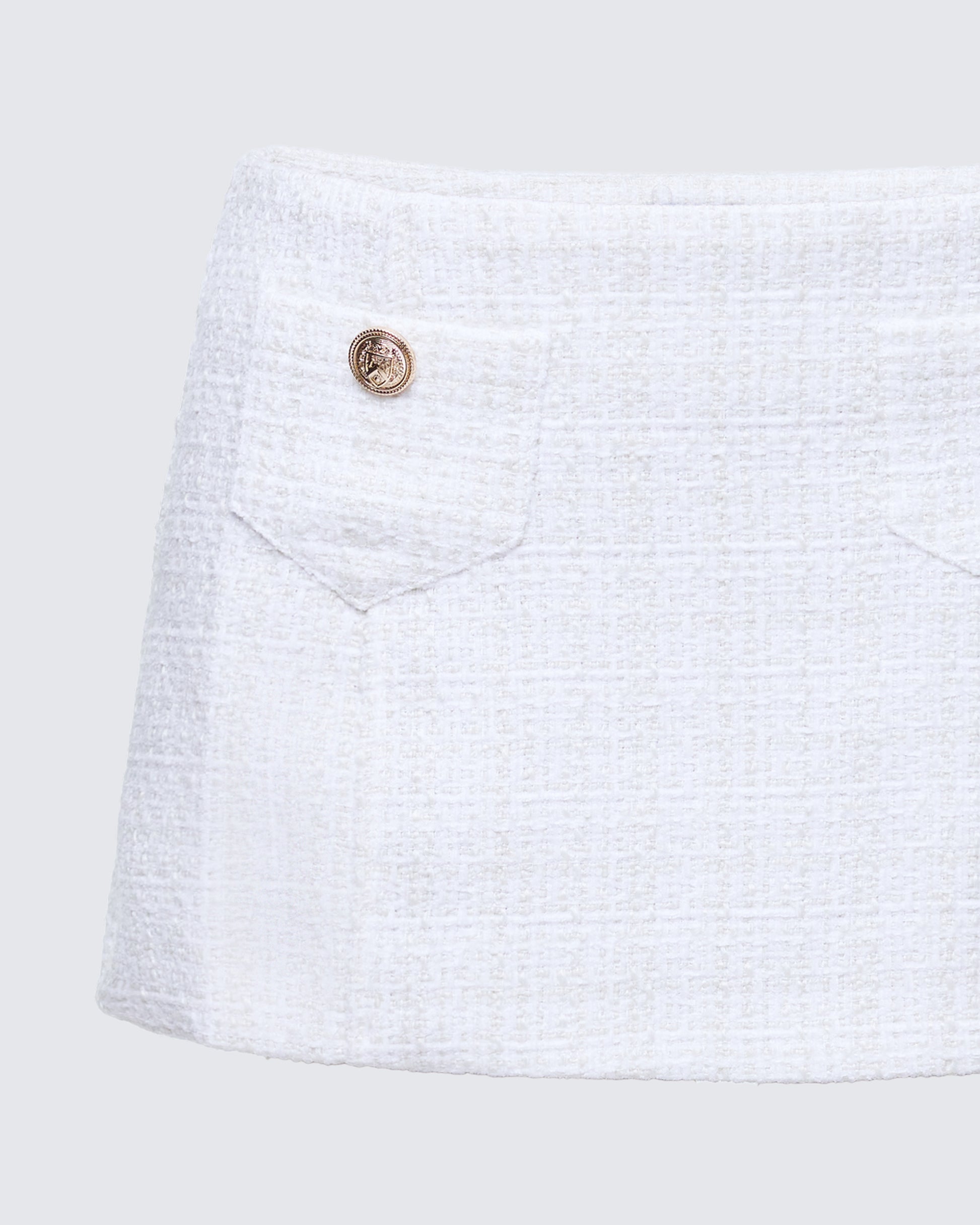 Finesse Nomi Tweed Mini Skirt