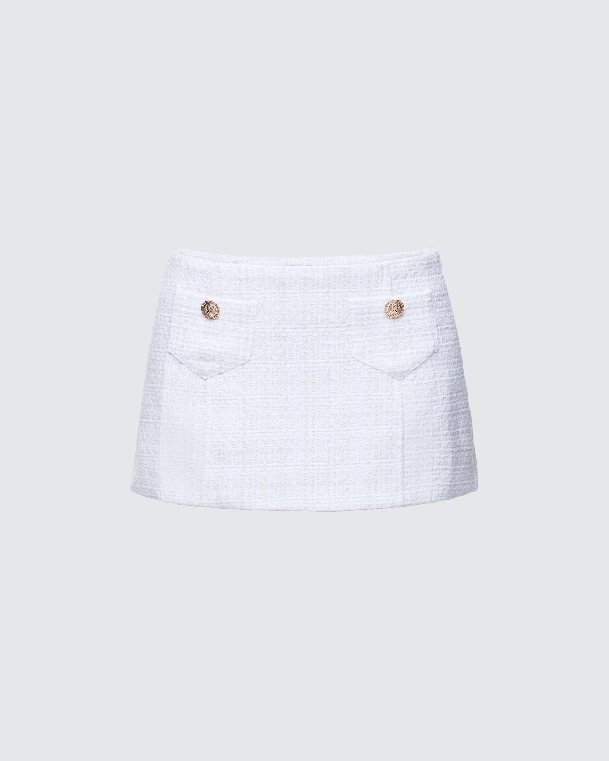 Finesse Nomi Tweed Mini Skirt