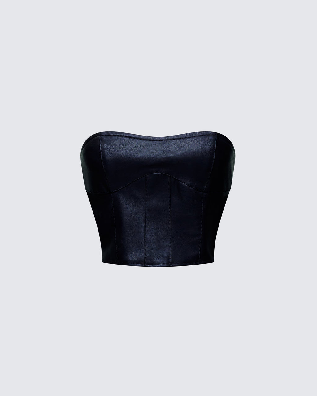 Finesse Novia Vegan Leather Corset Top