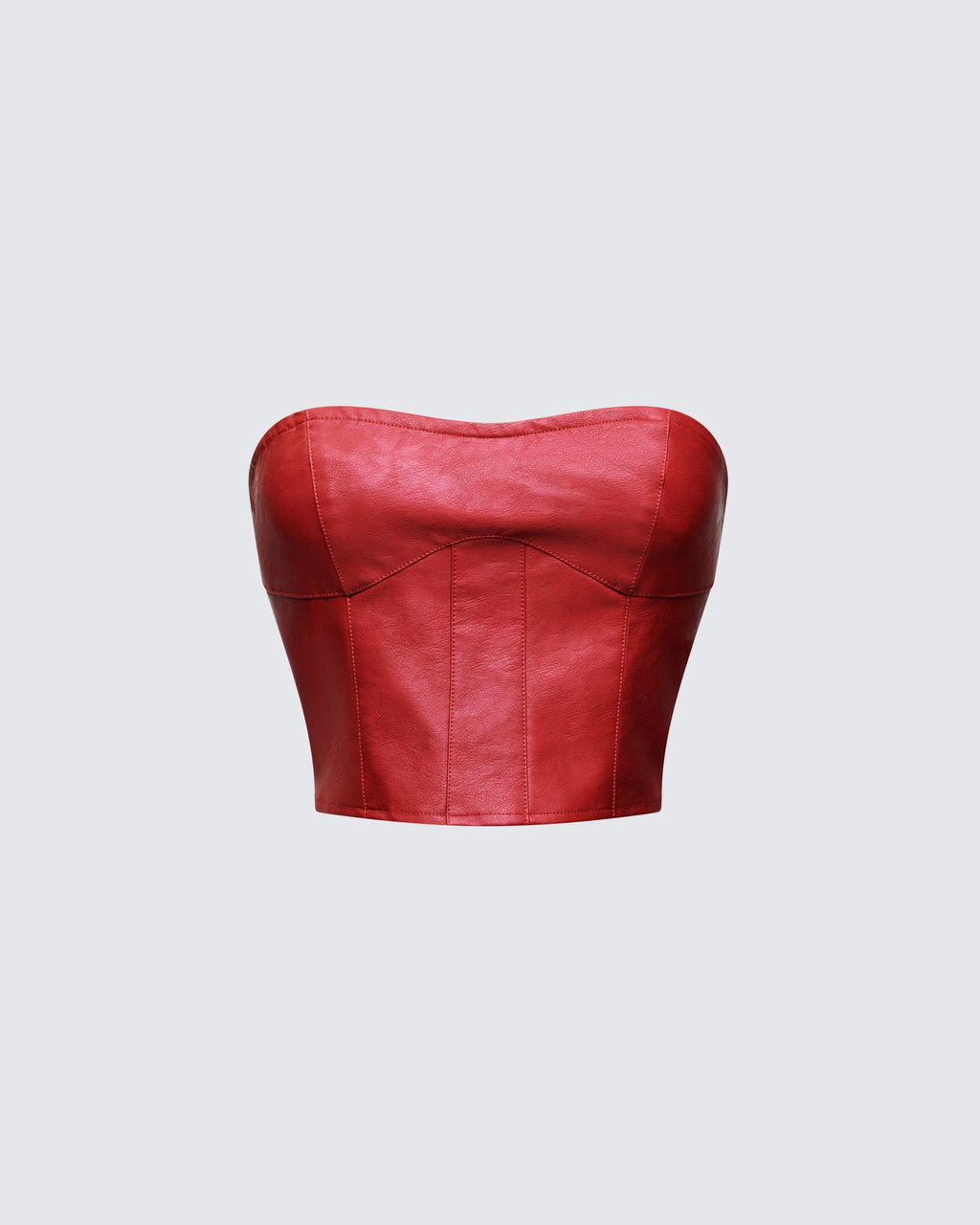 Finesse Novia Vegan Leather Corset Top