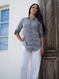Cotton Natural Women's Kate Fossil Gray Shirt