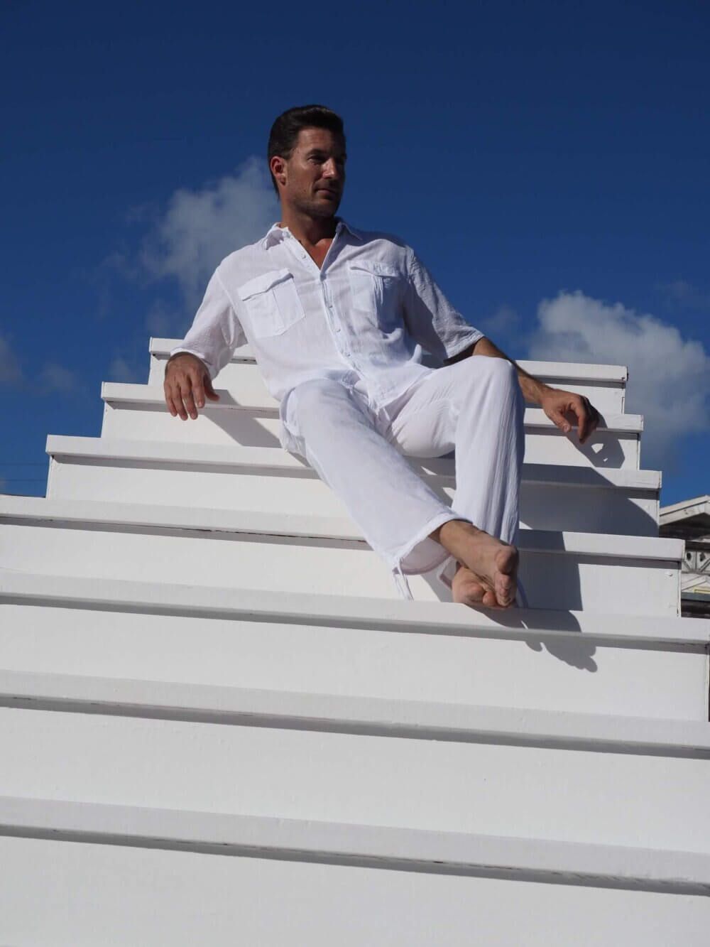 Cotton Natural Men's Halo Shirt