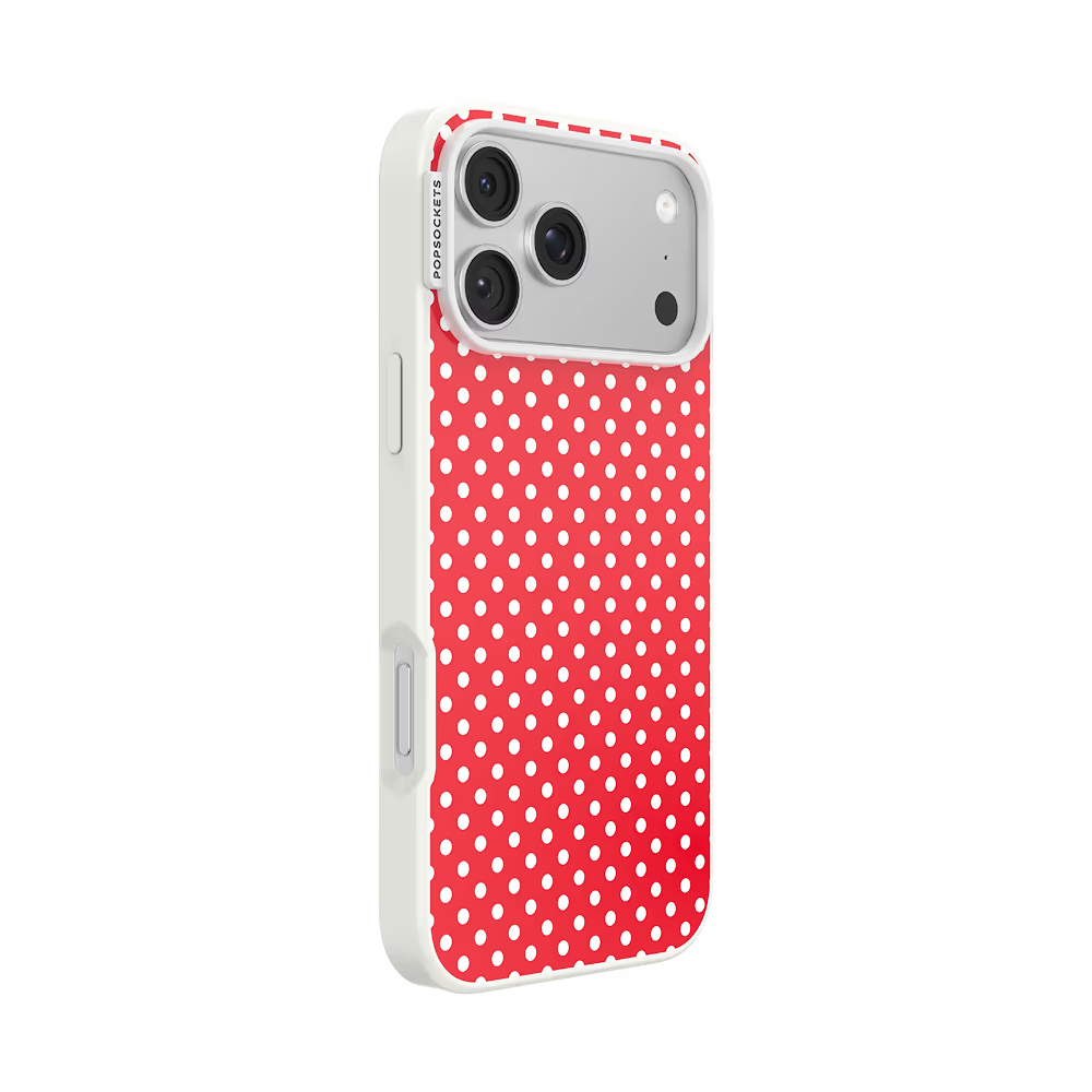 PopSockets Cherry Red Polka Dot - MagSafe Case
