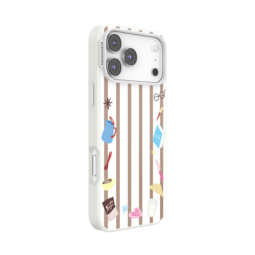 PopSockets Winter Blue-White - MagSafe Case 1