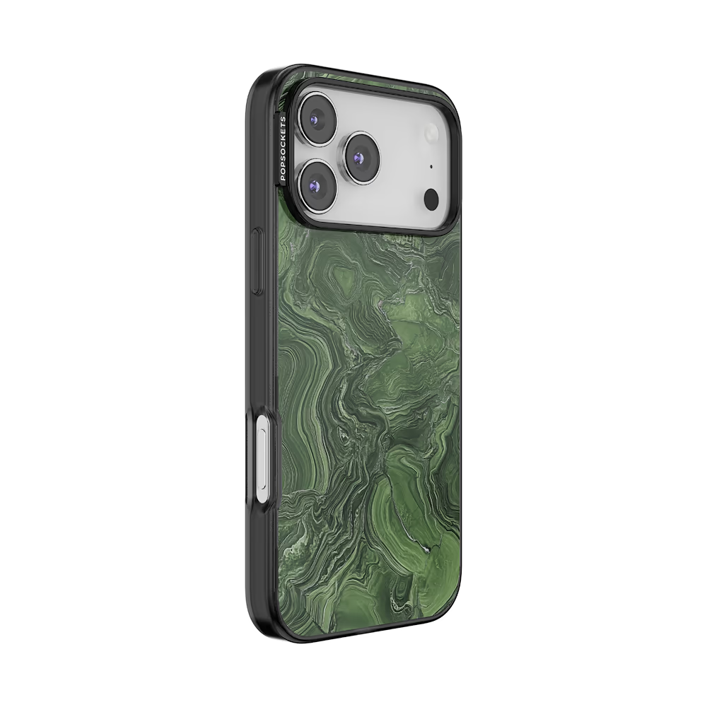 PopSockets Olive Malachite - MagSafe Case 1
