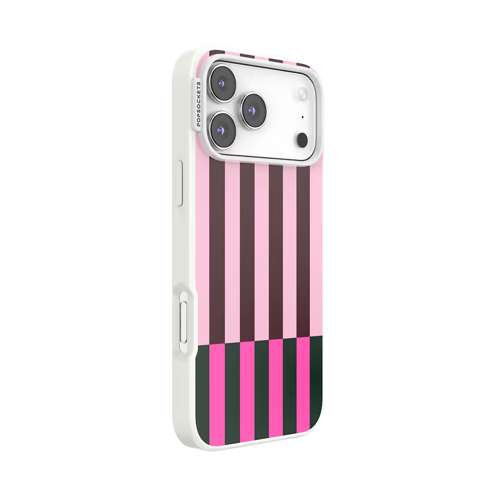 PopSockets Pop of Pink Stripe - MagSafe Case