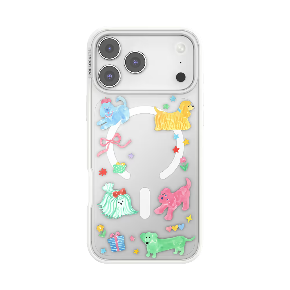 PopSockets Winter Blue-Red - MagSafe Case