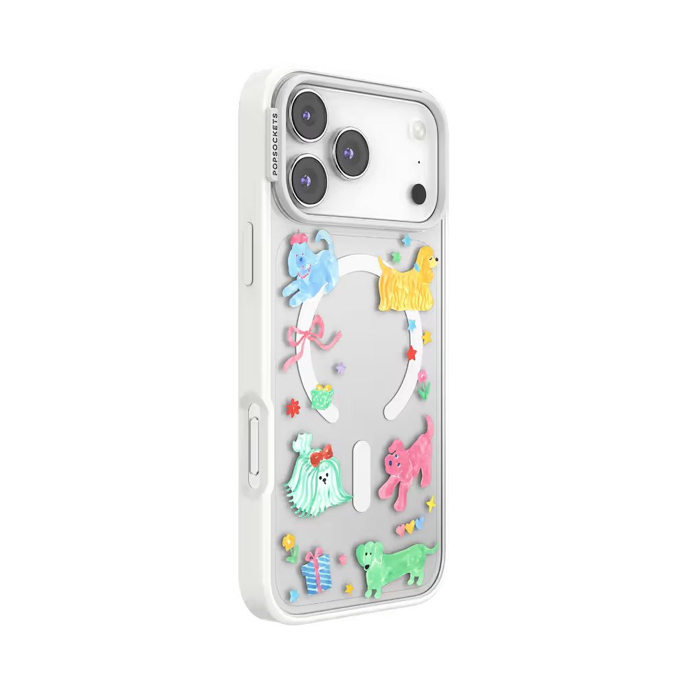 PopSockets Winter Blue-White - MagSafe Case 2