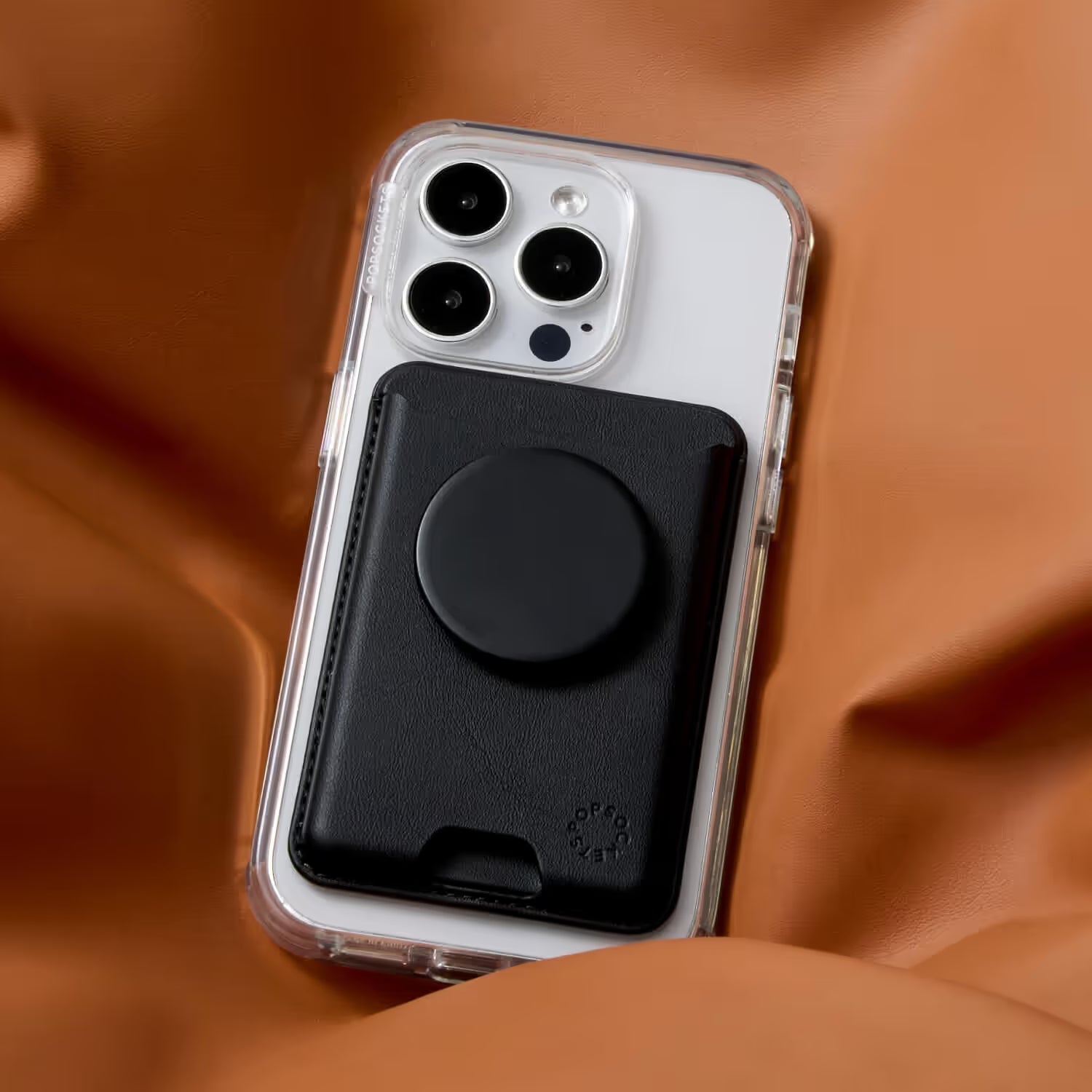 PopSockets Putty Tooled - Softgoods MagSafe PopWallet+