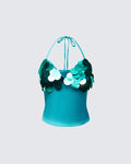 Finesse Pearle Disc Sequin Cami Top