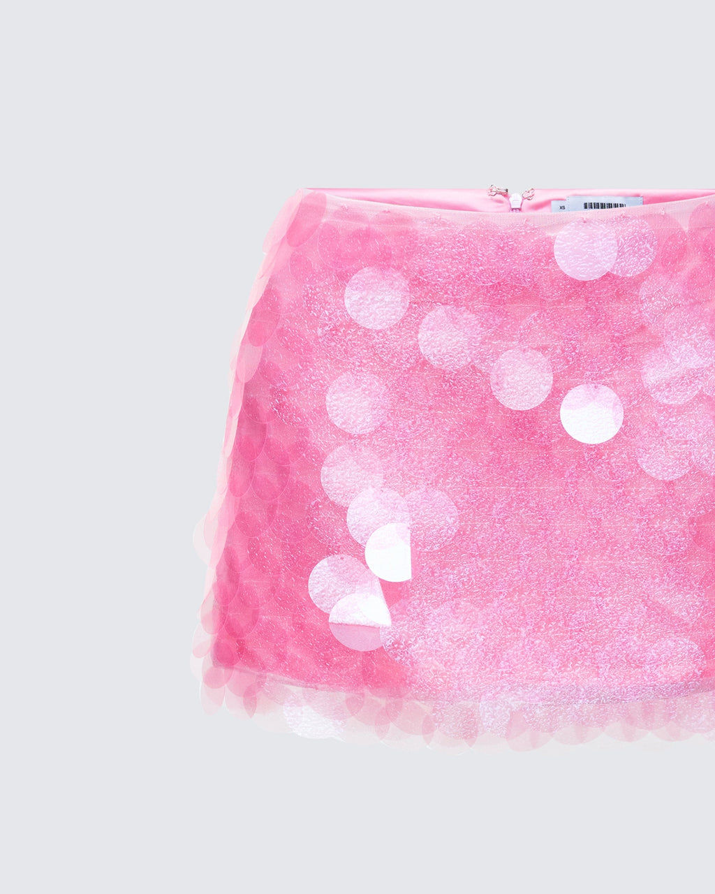 Finesse Pearle Disc Sequin Mini Skirt