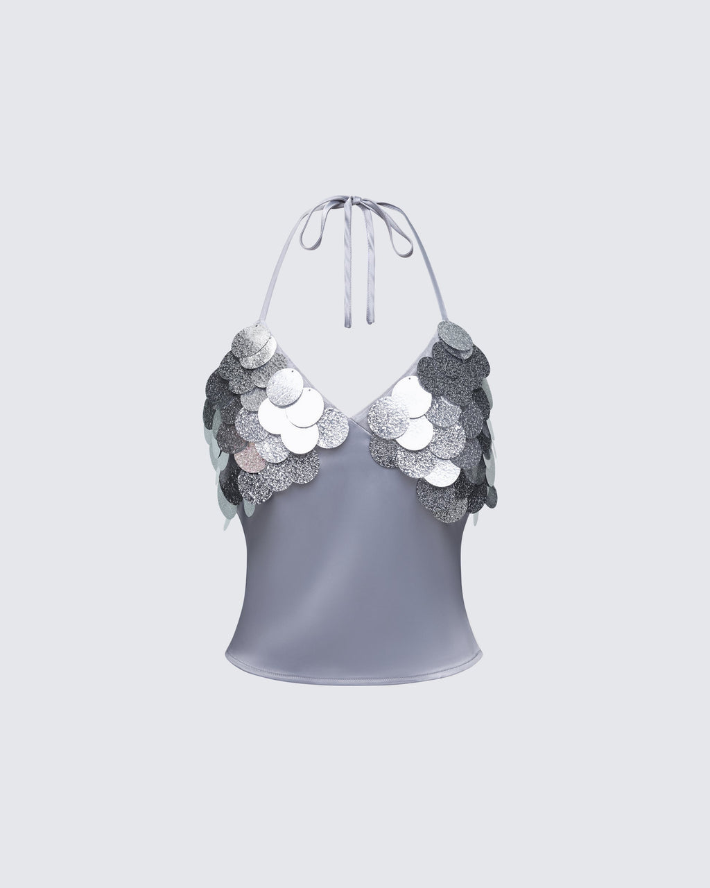 Finesse Pearle Disc Sequin Cami Top