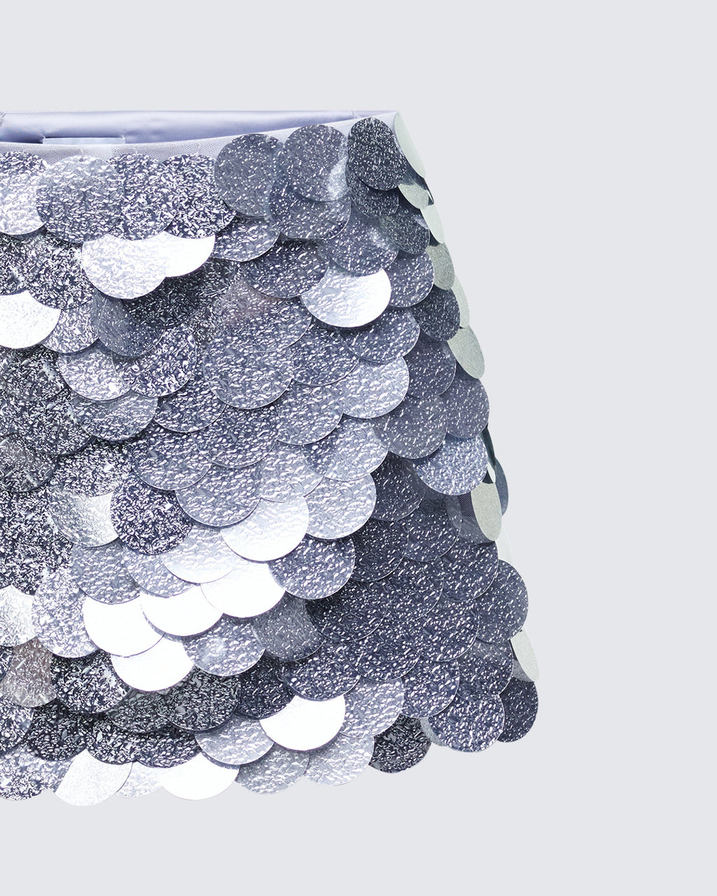 Finesse Pearle Disc Sequin Mini Skirt