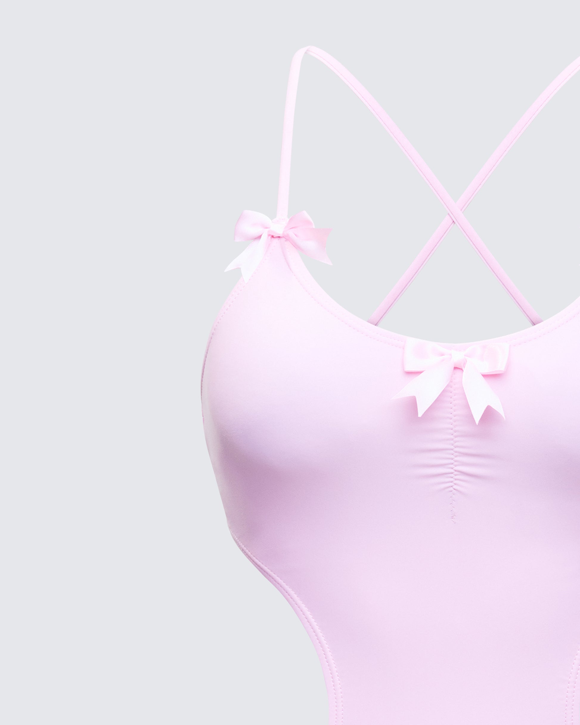 Finesse Persephone Pink Bow Swimsuit