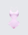 Finesse Persephone Pink Bow Swimsuit