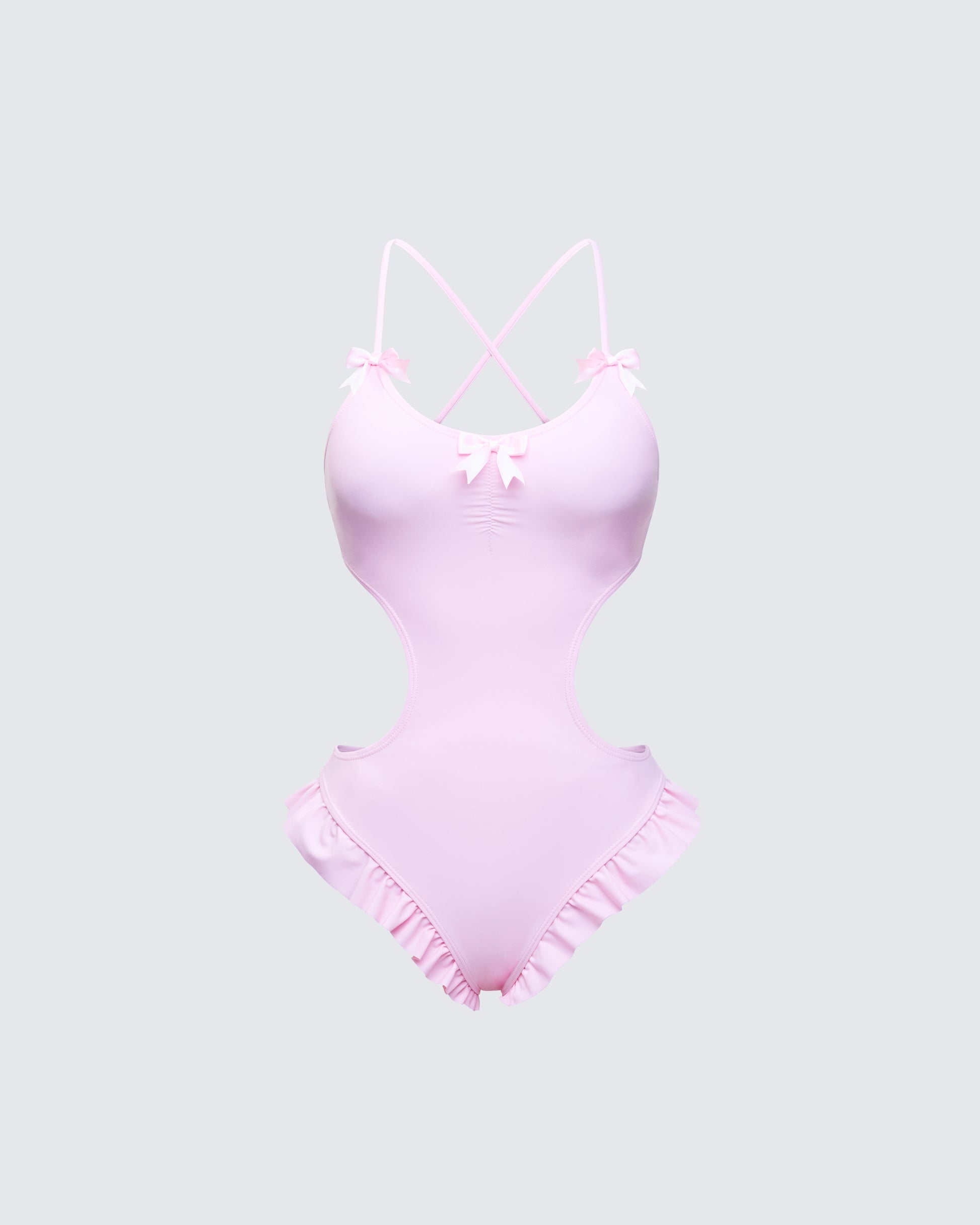 Finesse Persephone Pink Bow Swimsuit