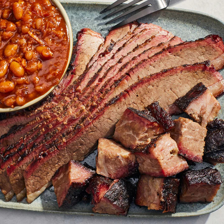 Jack Stack BBQ Beef Combo Taste Plate