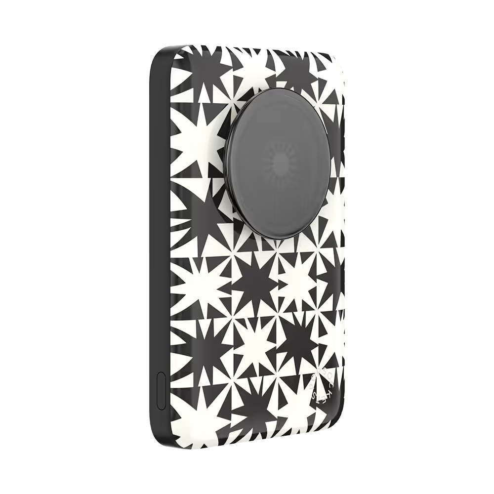 PopSockets Breeze Block Black - MagSafe PowerPack