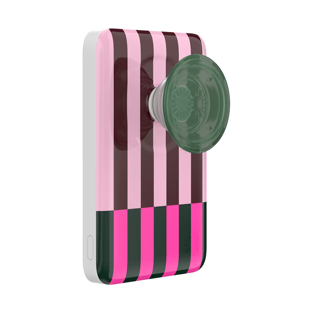 PopSockets Pop of Pink Stripe - MagSafe PopWallet+