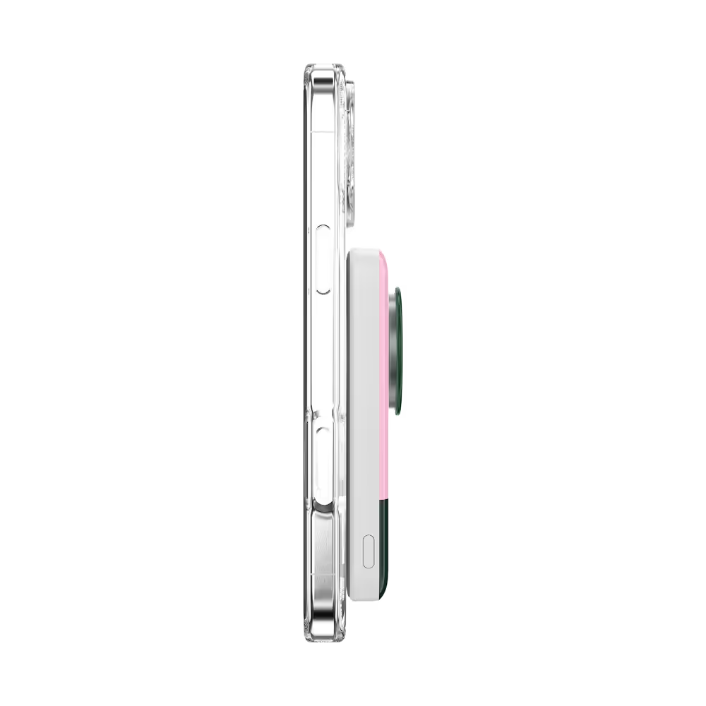 PopSockets Pop of Pink Stripe - MagSafe PowerPack