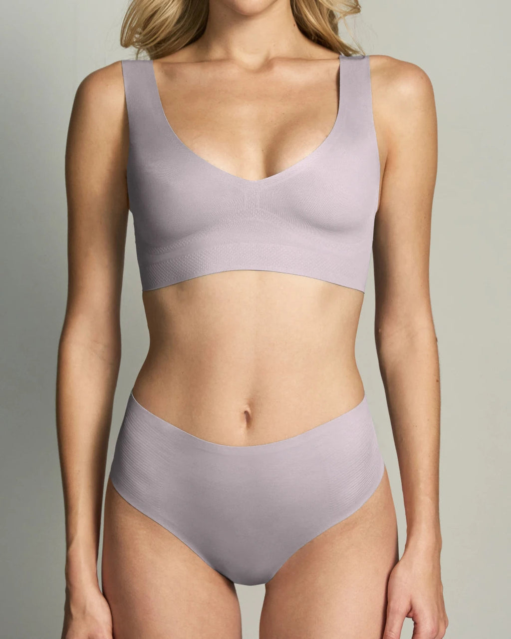Eby Bra High Waisted Thong - Slip-Proof Flocking