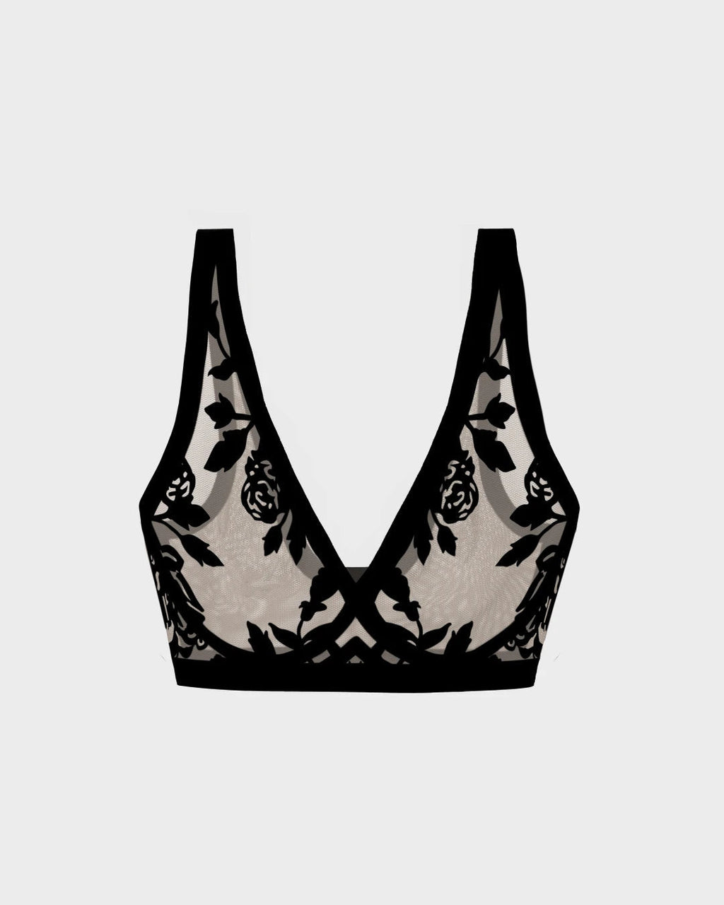 Eby Bra Sheer Bralette - Wire-Free Support Technology 3