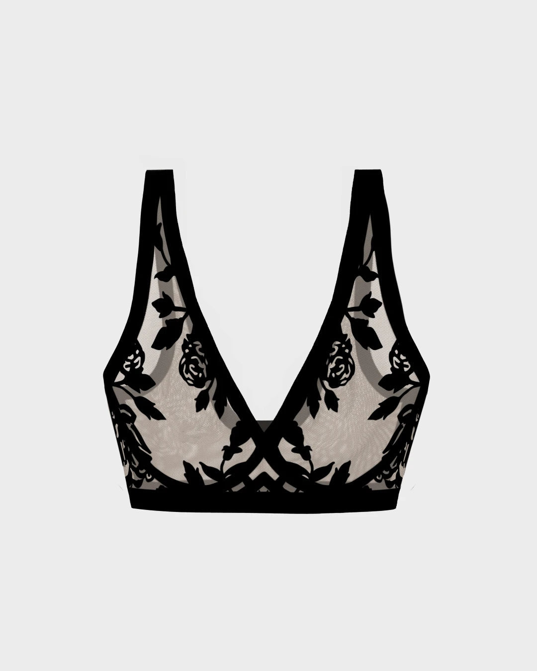 Eby Bra Sheer Bralette - Wire-Free Support Technology 3