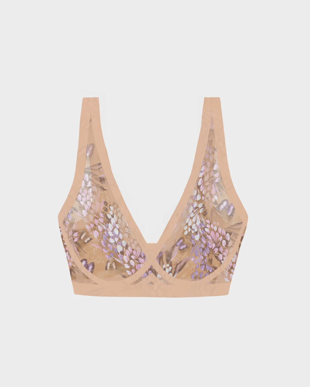 Eby Bra Sheer Bralette - Wire-Free Support Technology 1