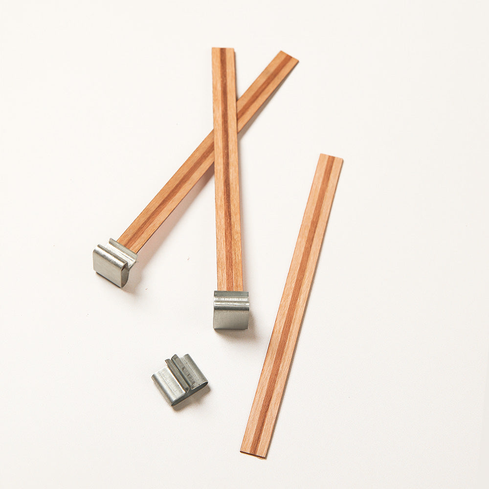 Bramble Berry Long Narrow Wooden Wick - 10 wicks (x3)