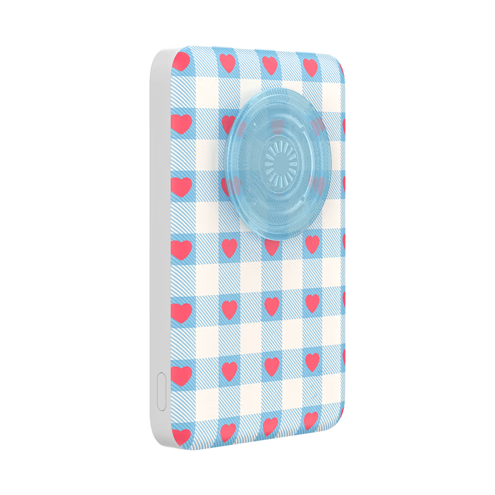 PopSockets Berry Sweet Gingham - MagSafe PowerPack