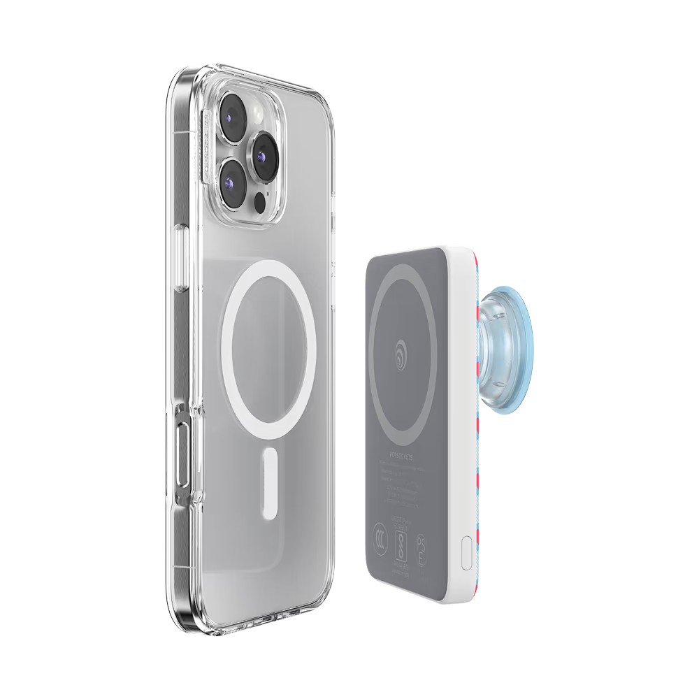 PopSockets Berry Sweet Gingham - MagSafe PowerPack