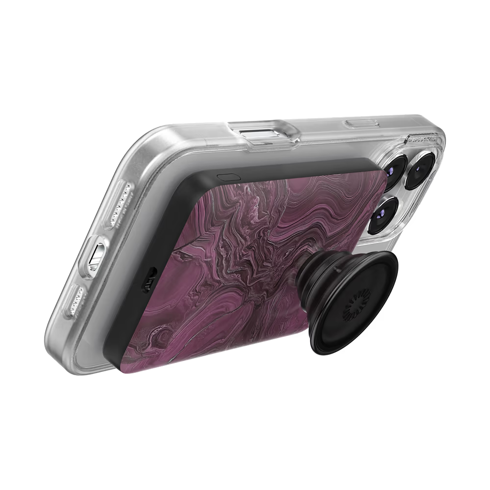 PopSockets Burgundy Vein - MagSafe PowerPack