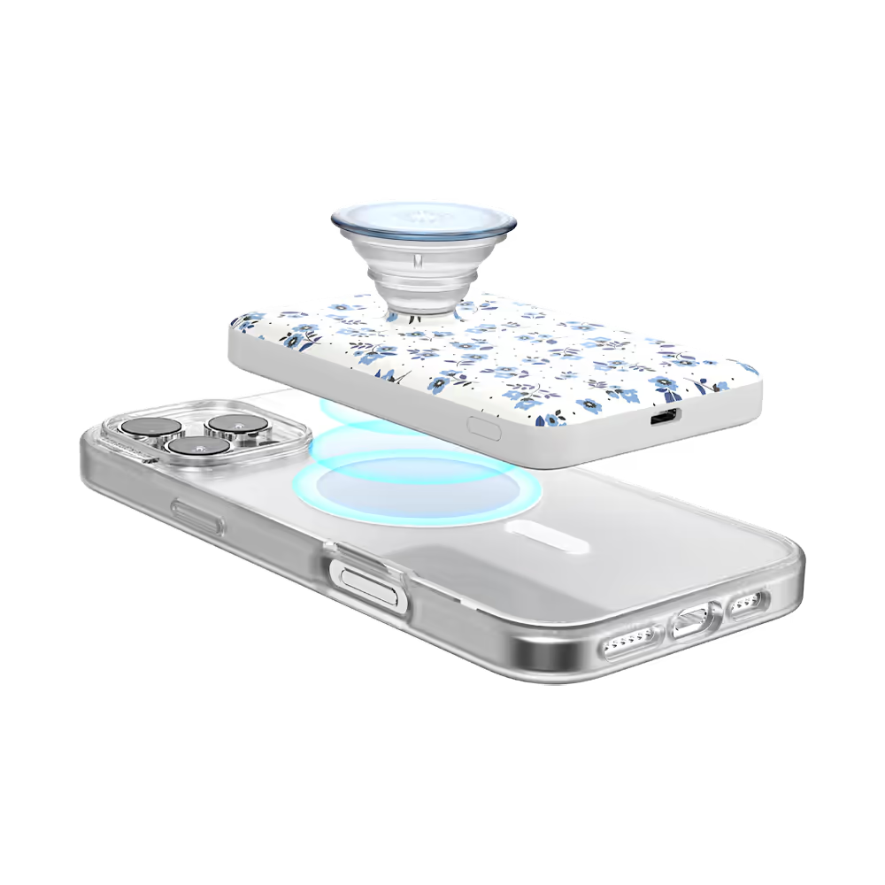 PopSockets Forget Me Not Waltz -  MagSafe PopWallet+