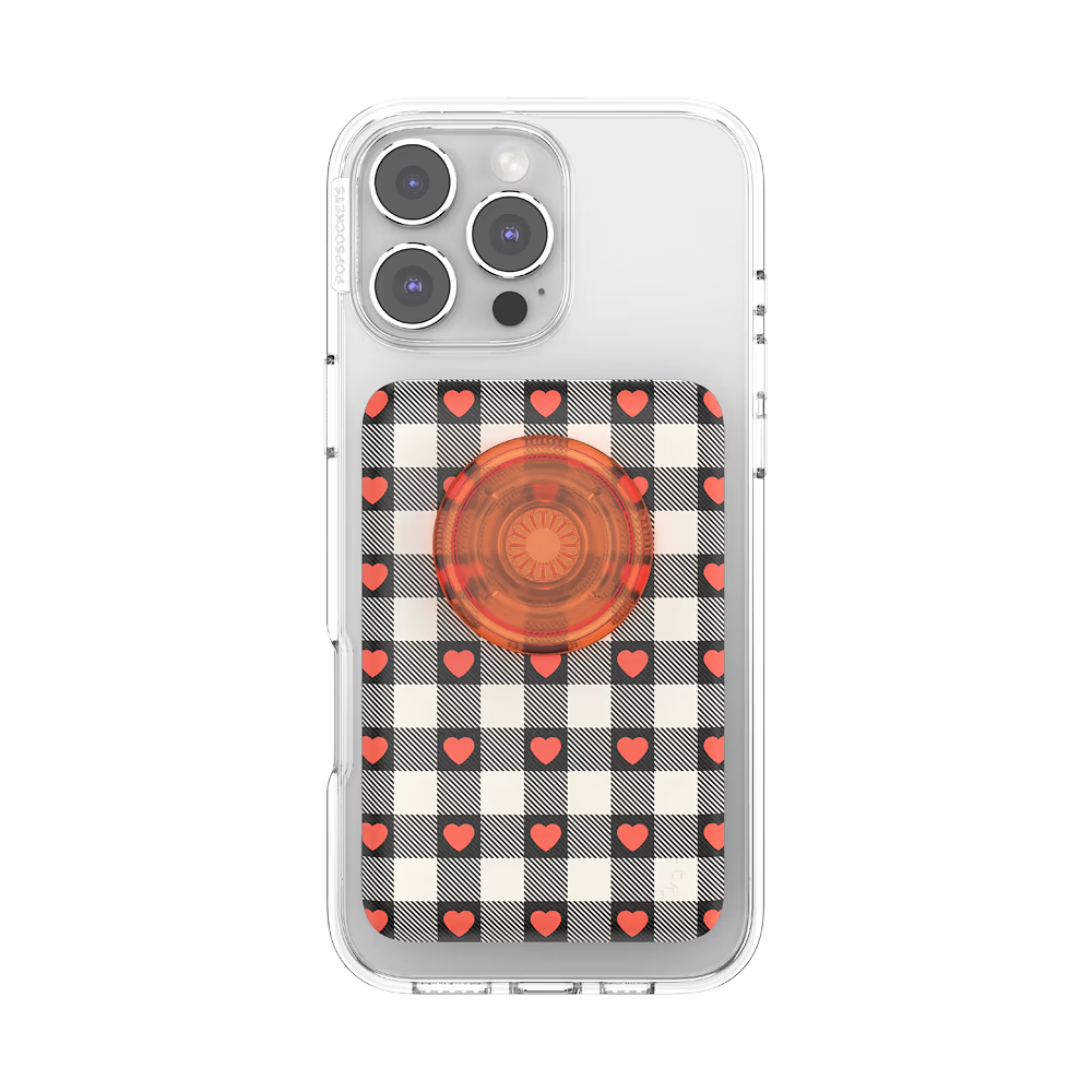 PopSockets Heartbreaker Gingham - MagSafe PopGrip