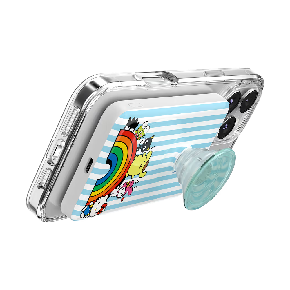 PopSockets Hello Kitty and Friends Stripe - MagSafe PowerPack