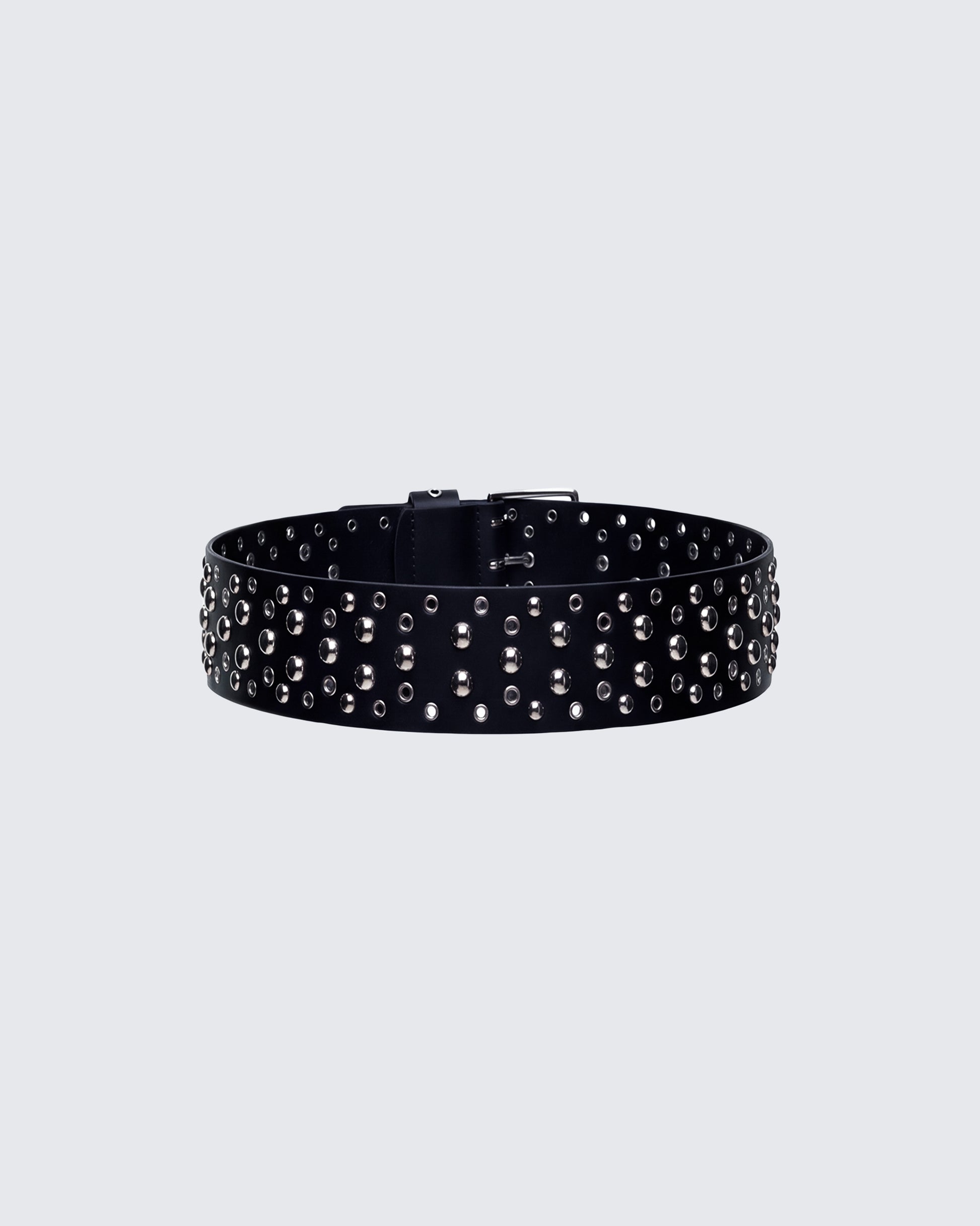Finesse Quen Real Leather Studded Hip Belt