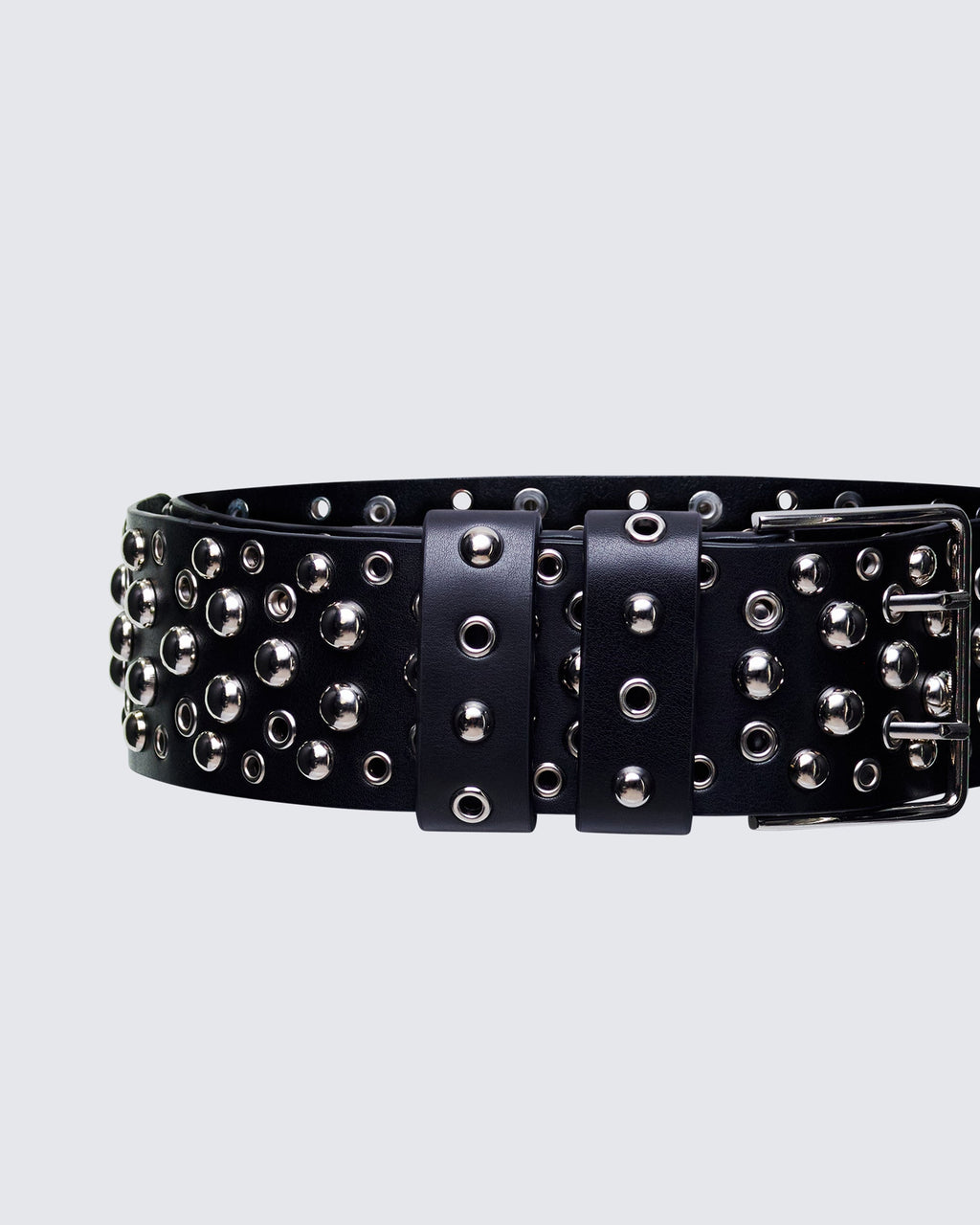 Finesse Quen Real Leather Studded Hip Belt