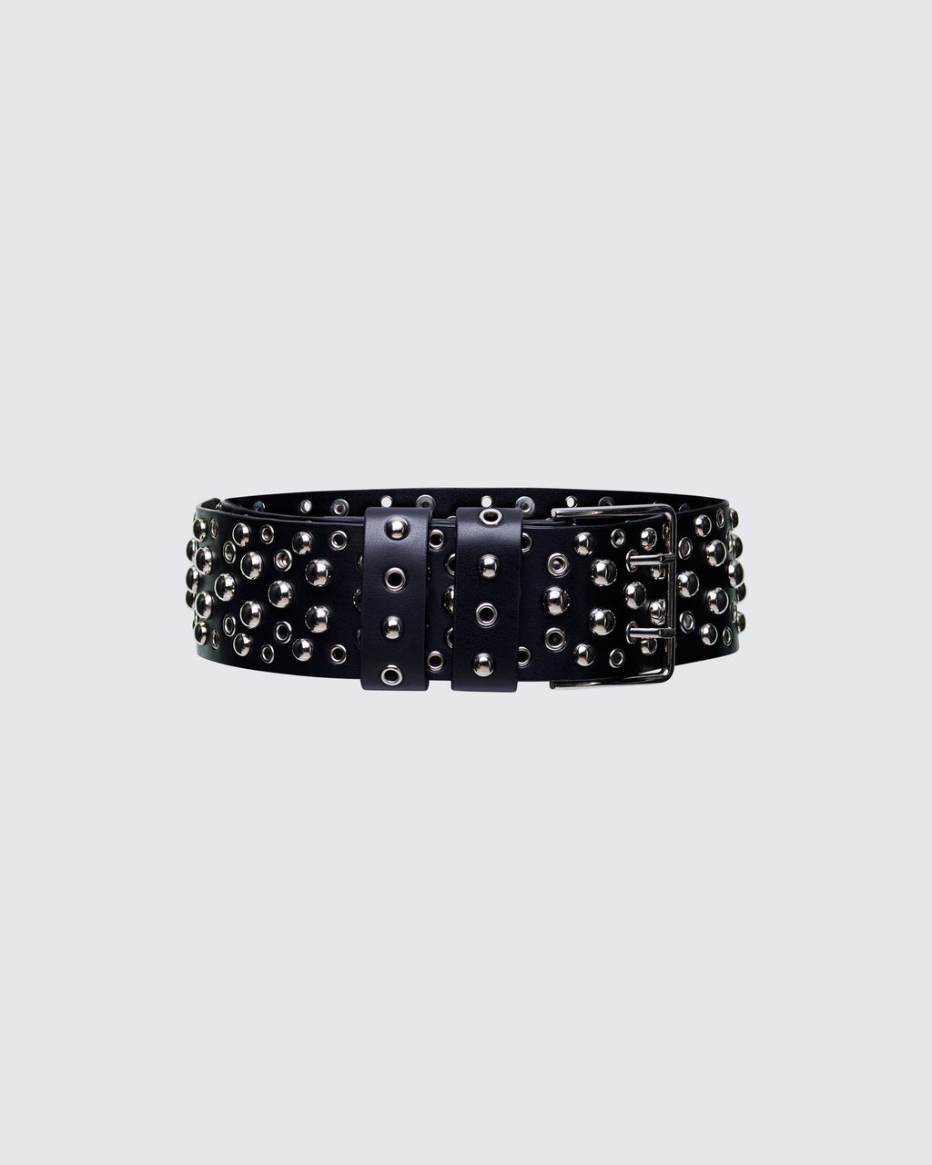 Finesse Quen Real Leather Studded Hip Belt